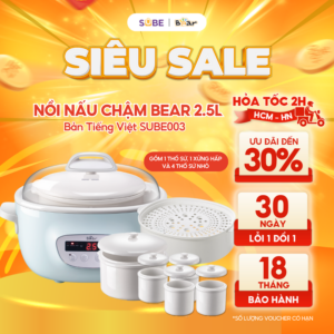 Nồi nấu chậm Bear 2.5L SUBE003
