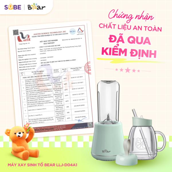 Máy xay sinh tố Bear LLJ-D04A1 - Ảnh 2