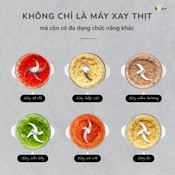 Máy xay thịt Bear 2L SB-MA02L - Ảnh 12