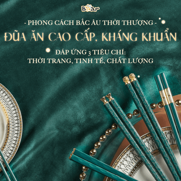 Đũa ăn cao cấp kháng khuẩn CX-E0102 - Ảnh 15
