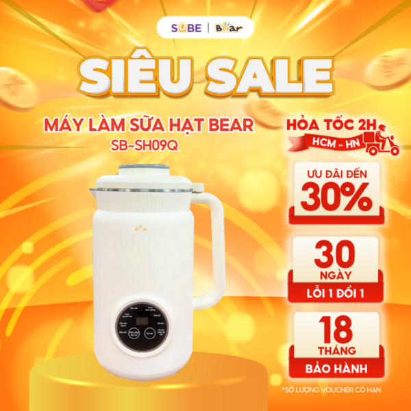 Máy làm sữa hạt Bear 1L SB-SH09Q