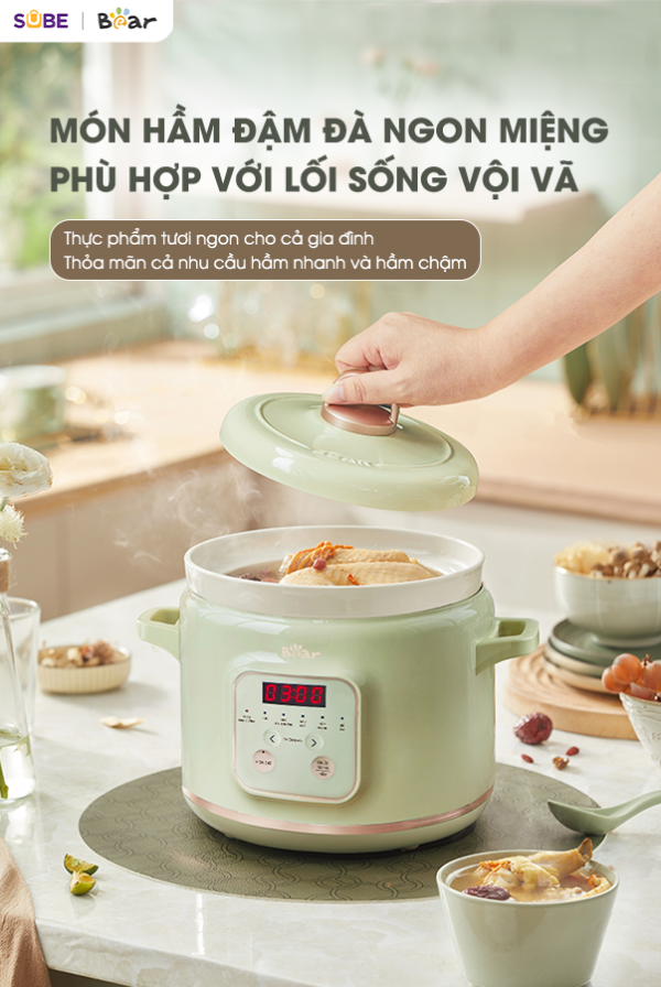 Nồi nấu chậm Bear 2L SB-NNC20 - Ảnh 15