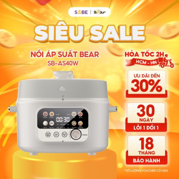 Nồi áp suất Bear 4L SB-AS40W