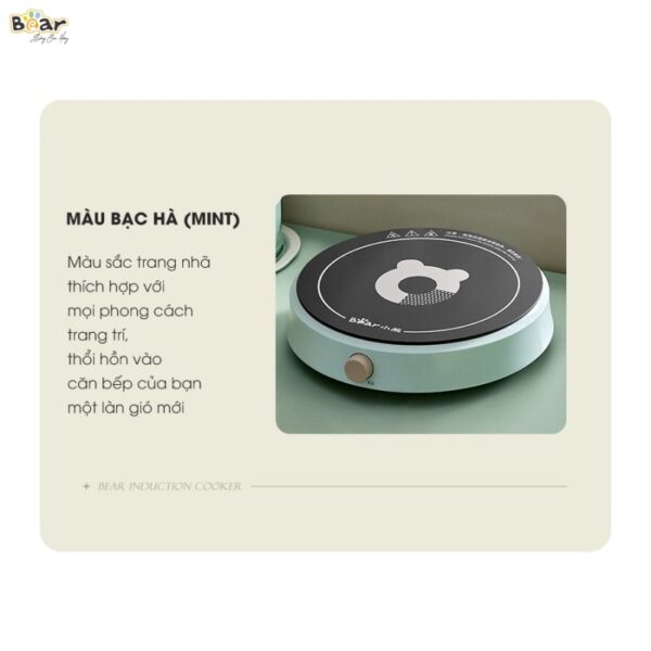 Bếp từ Bear SB-BT21W – 8 mức nhiệt lượng, đun được nhiều loại nồi, bảo hành chính hãng 18 tháng - Ảnh 13