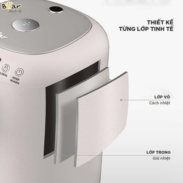 Bình thủy điện Bear 3L KE-B30V1, 11 chức năng giữ ấm - Ảnh 13