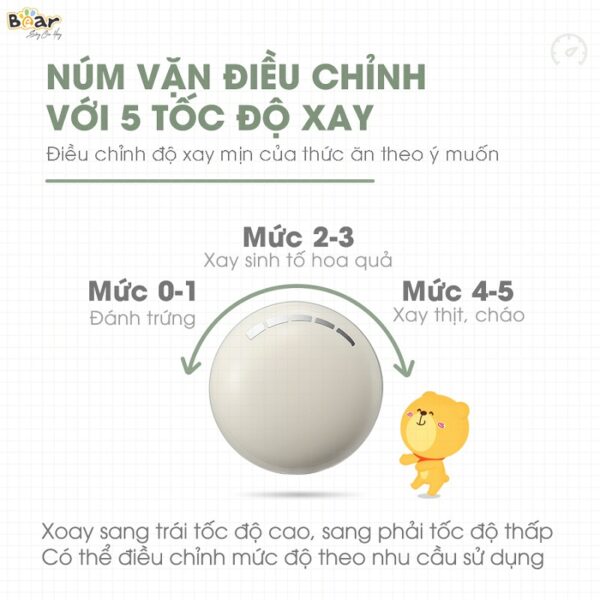 Bộ máy xay cầm tay đa năng Bear JBQ-B50E1 - Ảnh 11