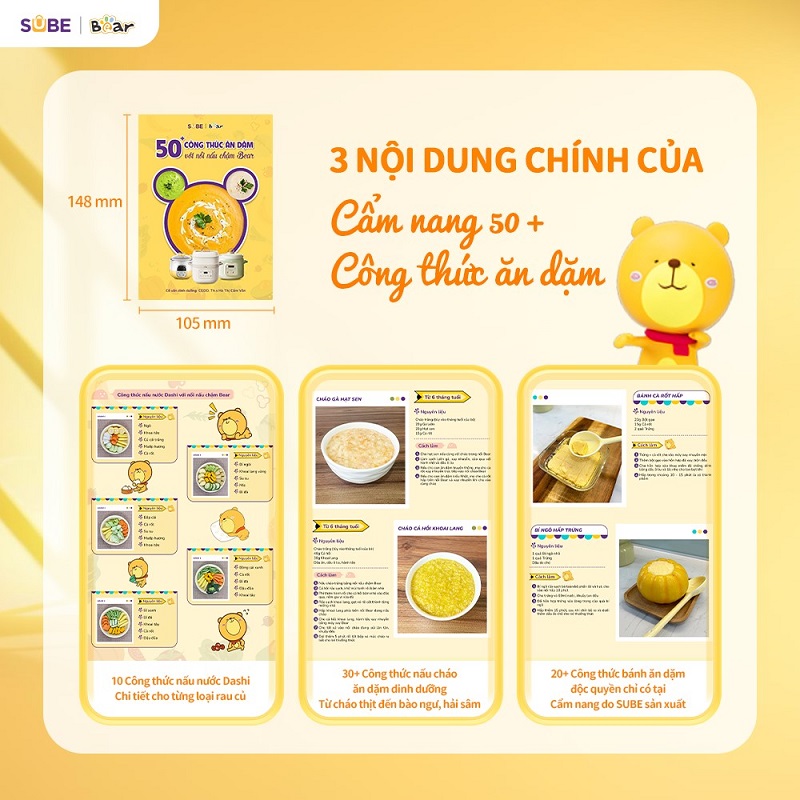Thông tin nội dung cẩm nang ăn dặm dành cho mẹ Cẩm nang ăn dặm