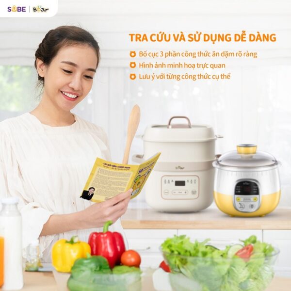 Cẩm nang 50+ công thức ăn dặm với nồi nấu chậm Bear - Ảnh 5