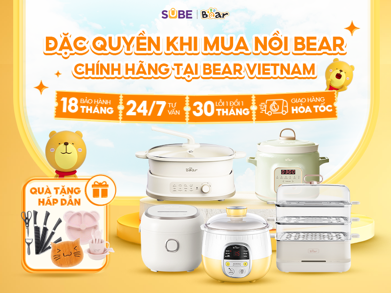 Chính sách mua nồi Bear Chính sách nồi Bear