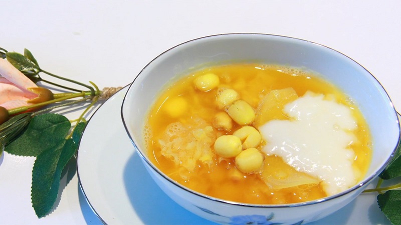 nồi nấu chậm bear nấu chè Công thức nấu chè đậu xanh hạt sen chi tiết