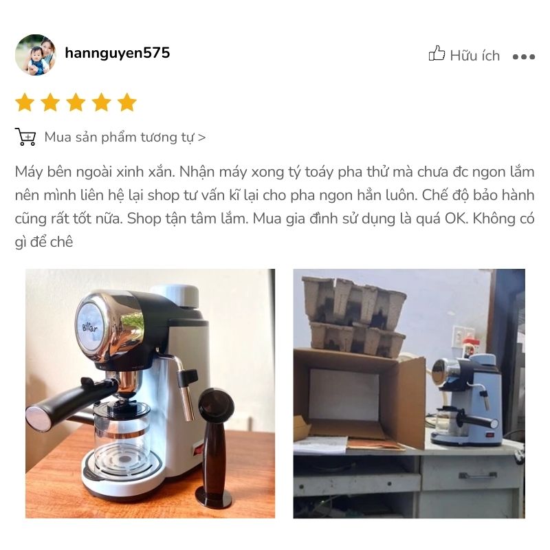 máy pha cà phê bear cf-b02v1
