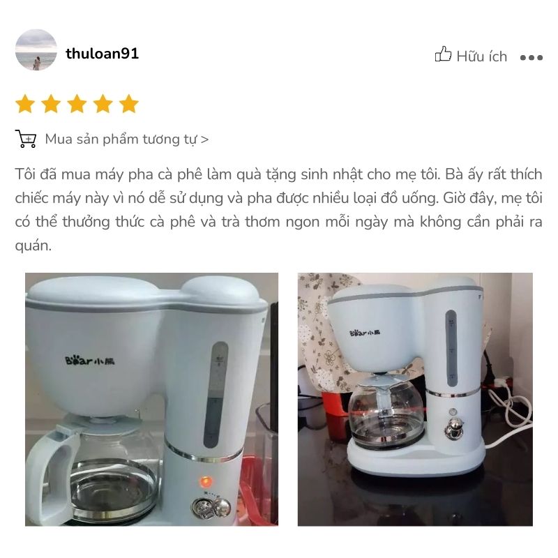 máy pha cà phê bear sb-cf06a