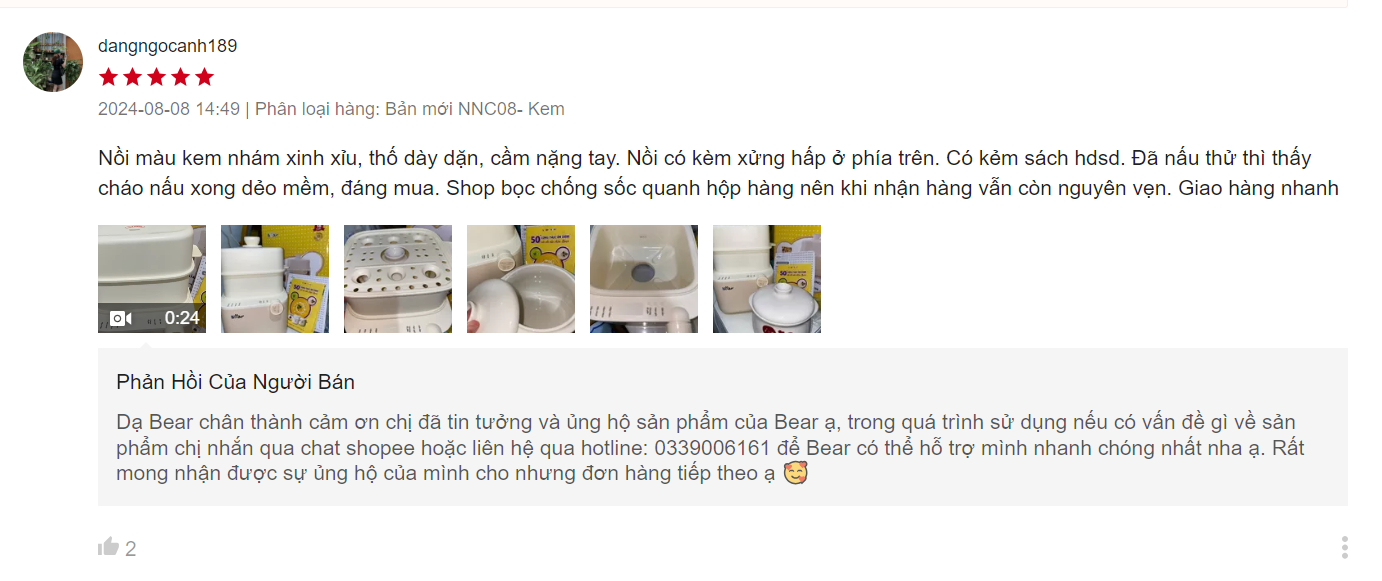 Mẹ thích mê thiết kế xinh xỉu của nồi Cả nhà nấu món ngon cho mọi người cùng thưởng thức