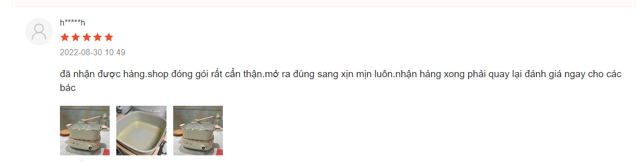 Nồi lẩu siêu xịn mịn luôn Nồi lẩu Bear 4L dễ dàng vệ sinh nhờ lớp chống dính siêu xịn