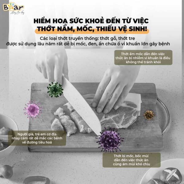Thớt kháng khuẩn đa năng Bear CX-E0023 - Ảnh 11