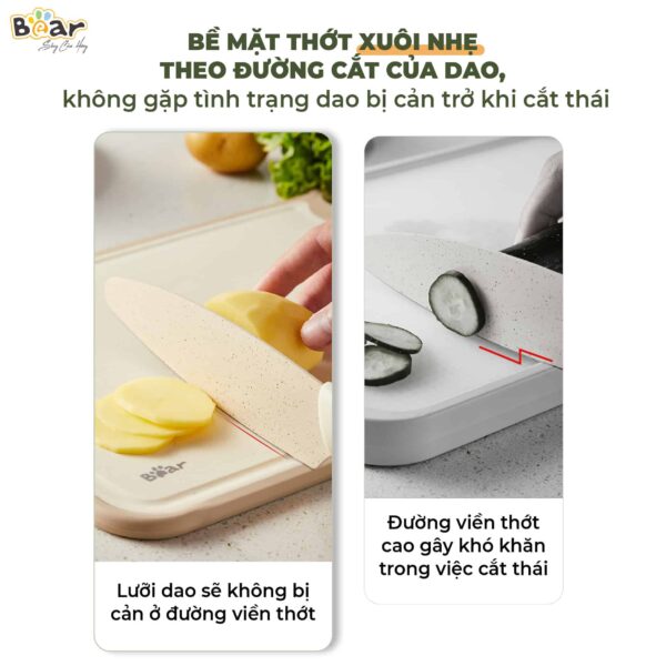 Thớt kháng khuẩn đa năng Bear CX-E0023 - Ảnh 4