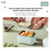 Hộp cơm Bear 2 tầng SB-HC12L khóa kín, chống tràn | Bản Quốc tế - Ảnh 14