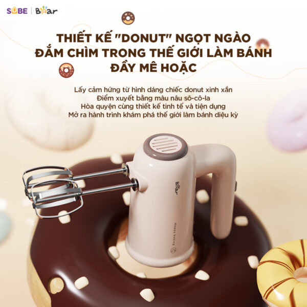 Máy đánh trứng Bear HM-5H01J29 - Ảnh 13