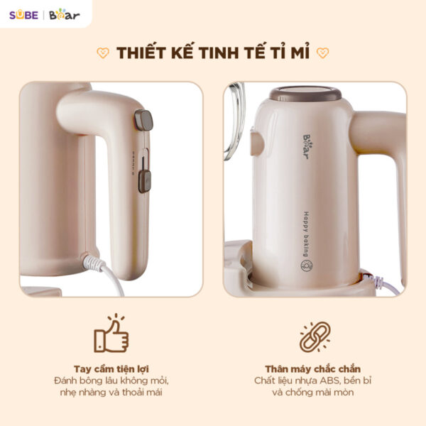 Máy đánh trứng Bear HM-5H01J29 - Ảnh 16