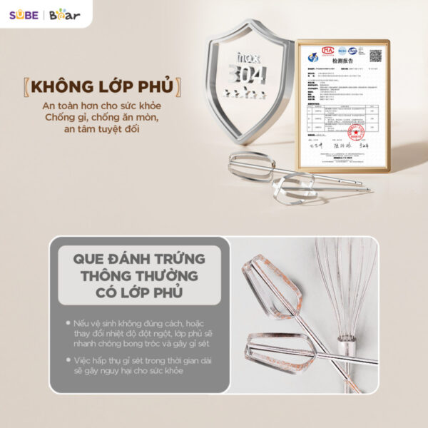 Máy đánh trứng Bear HM-5H01J29 - Ảnh 7
