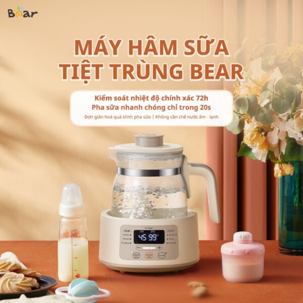Máy đun nước hâm sữa Bear WW-4H12L - Ảnh 2