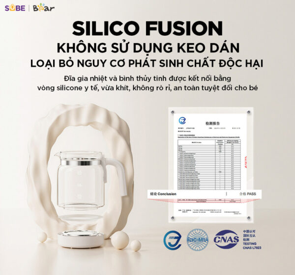 Máy đun nước hâm sữa tiệt trùng Bear WW-5H12V78 - Ảnh 15