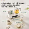 Chức năng của máy đun nước hâm sữa tiệt trùng Bear WW-5H12V78