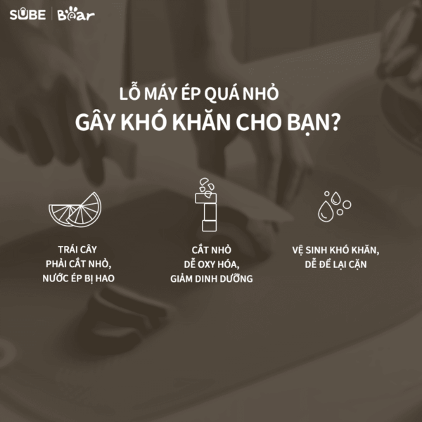 Máy ép chậm Bear SJ-4H01T - Ảnh 14