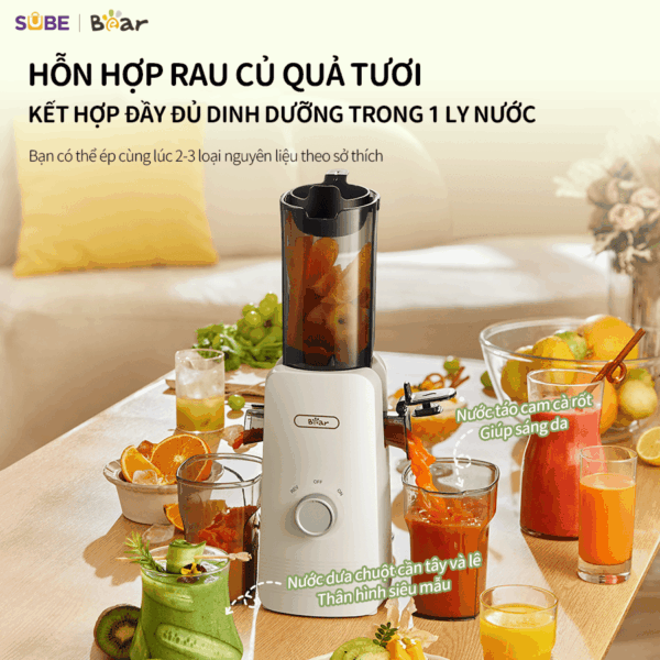 Máy ép chậm Bear SJ-4H01T - Ảnh 3