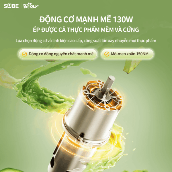 Máy ép chậm Bear SJ-4H01T - Ảnh 4