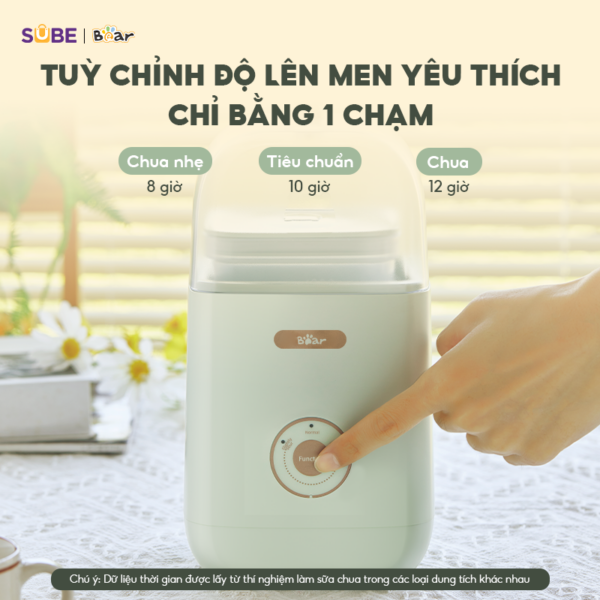 Máy làm sữa chua Bear 1L SB-SC12C - Ảnh 8