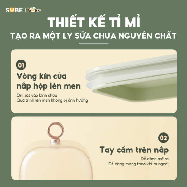 Máy làm sữa chua Bear 1L SB-SC12C - Ảnh 14