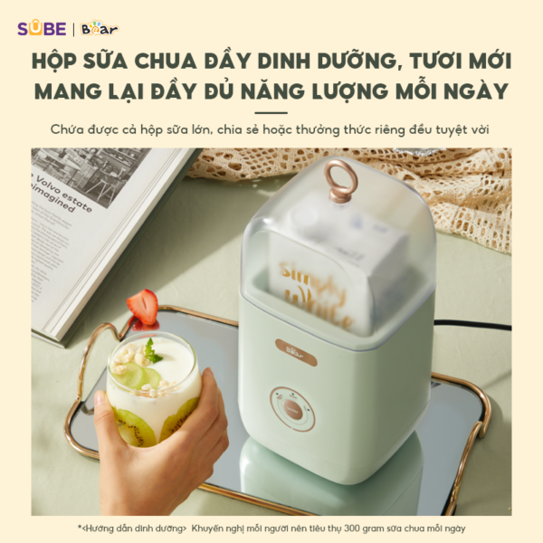 Máy làm sữa chua Bear 1L SB-SC12C - Ảnh 4