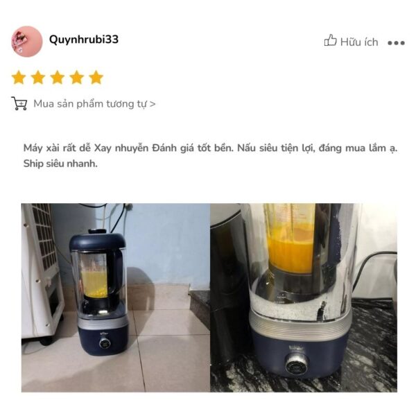 Máy làm sữa hạt Bear 1.5L PBJ-B06S2 - Ảnh 12