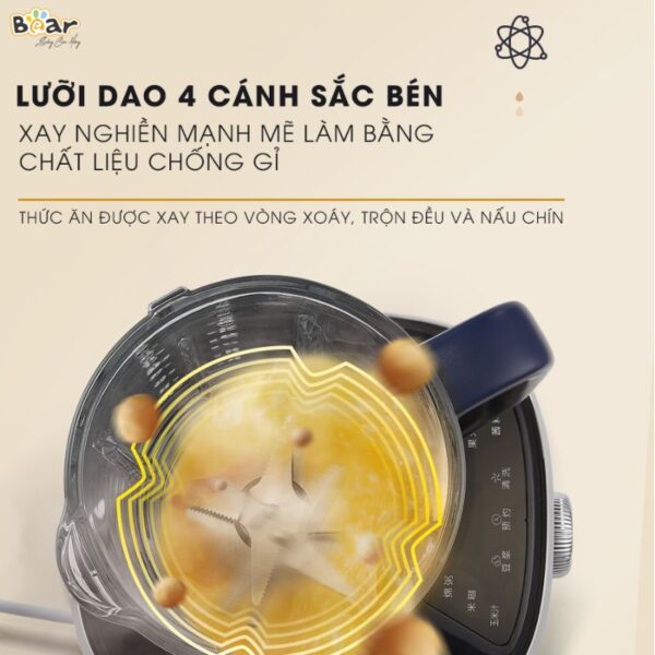 Máy làm sữa hạt Bear 1.5L PBJ-B06S2 - Ảnh 9