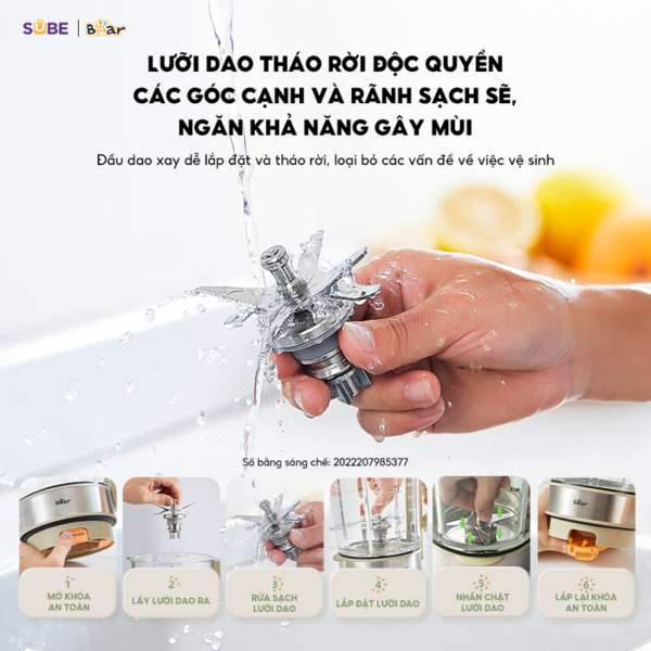 Máy làm sữa hạt Bear 1.75L SB-SH17V - Ảnh 10