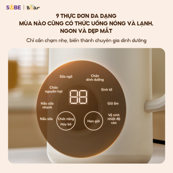 Máy làm sữa hạt Bear 1L SB-SH09Q - Ảnh 6