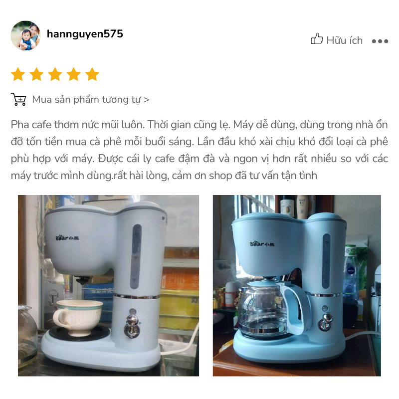 máy pha cà phê bear sb-cf06a