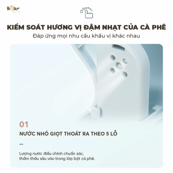 Máy pha cà phê Bear SB-CF06A - Ảnh 3