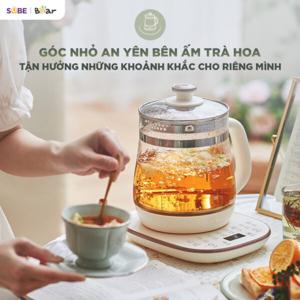 Máy pha trà Bear 1.5L HK-5H15L96 - Ảnh 15