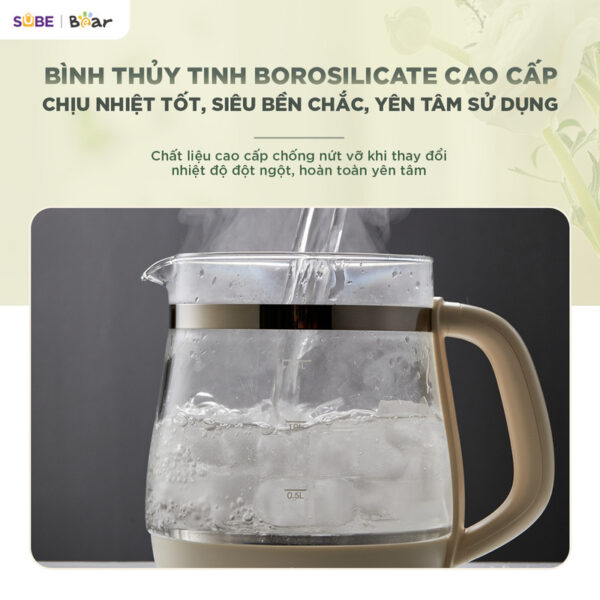 Máy pha trà Bear 1.5L HK-5H15L96 - Ảnh 3