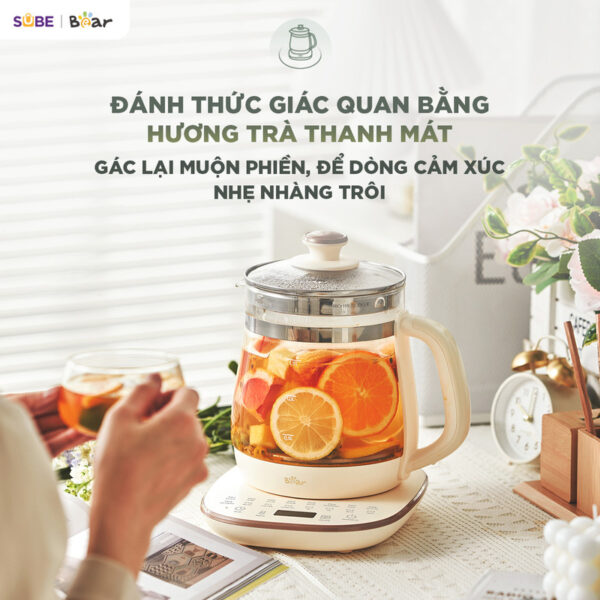Máy pha trà Bear 1.5L HK-5H15L96 - Ảnh 11