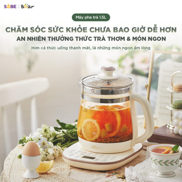 Máy pha trà Bear 1.5L HK-5H15L96 - Ảnh 10