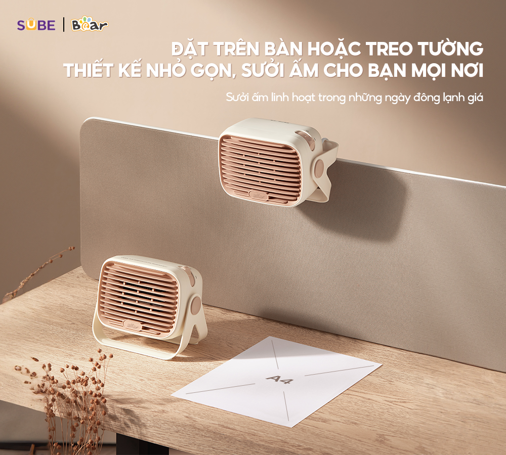 Đặt trên bàn hay treo trên tường đều vô cùng phù hợp 