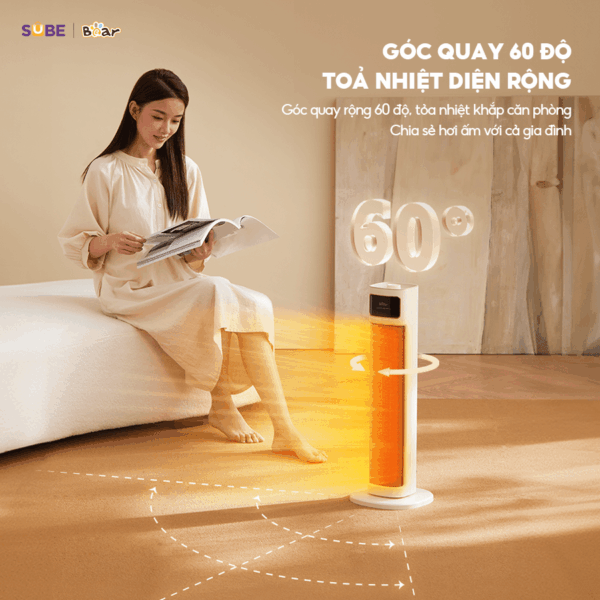 Máy sưởi Bear DNQ-P20Y5 - Ảnh 9