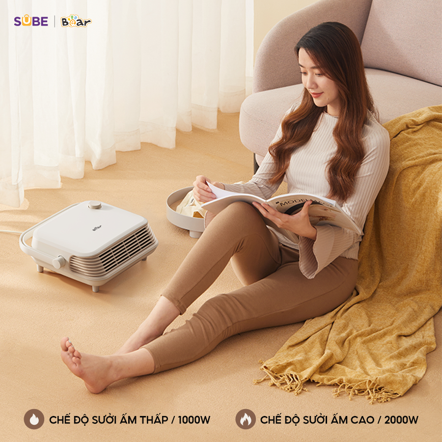 Máy sưởi đứng - treo linh hoạt cho người dùng
