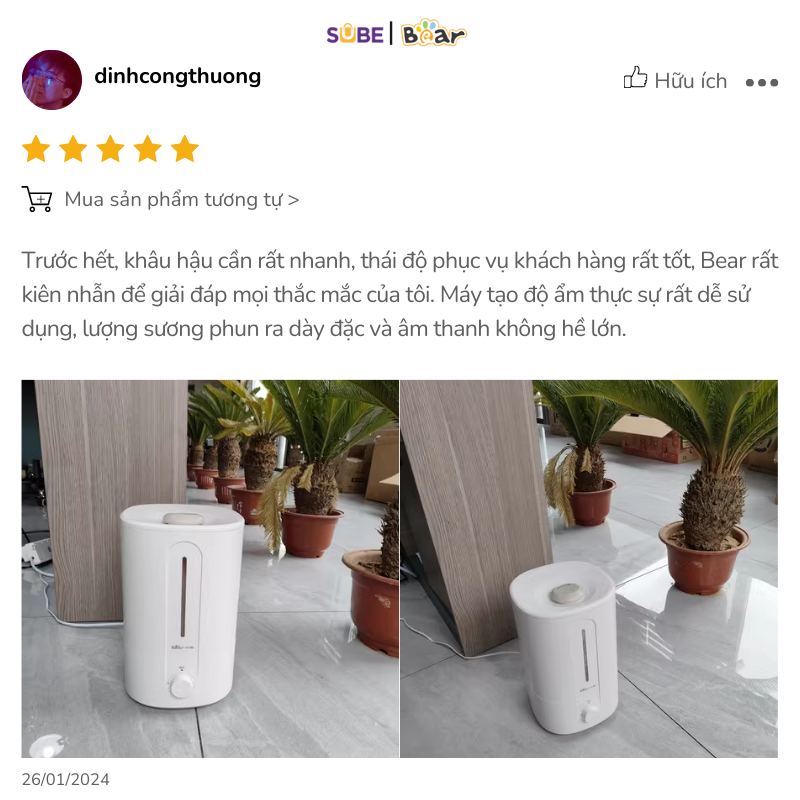 Đánh giá của người dùng dinhcongthuong