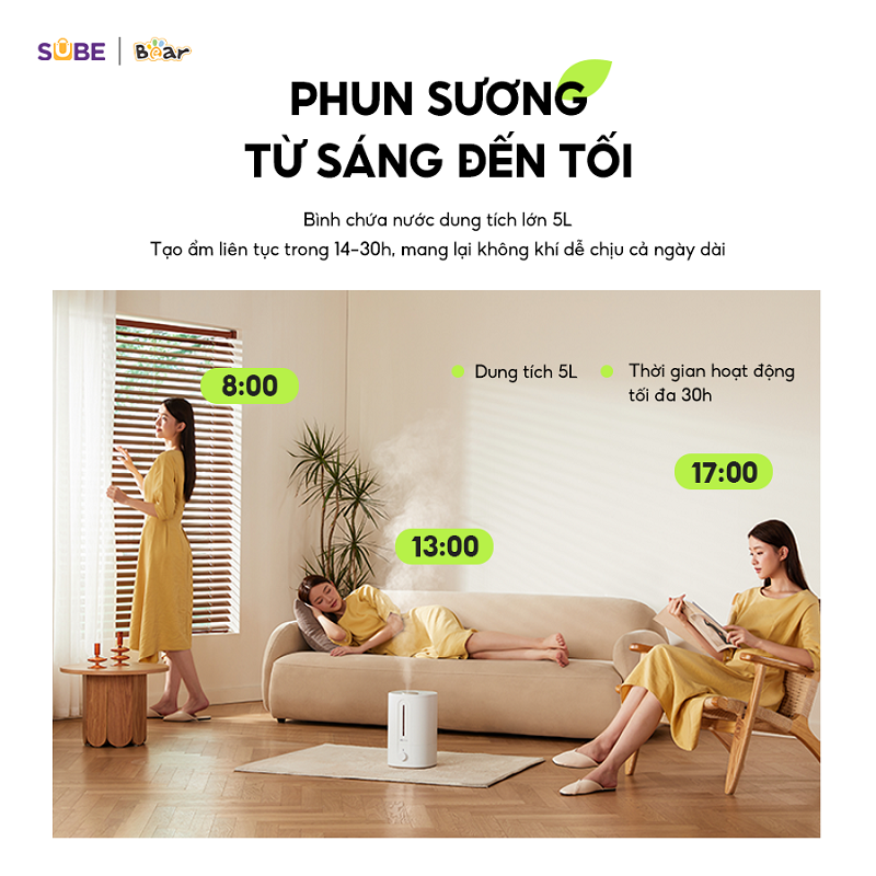 Máy phun sương Bear SB-TA50M