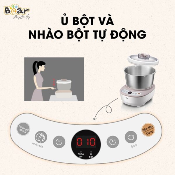 Máy trộn bột Bear 5L DM-B50V1 - Ảnh 7