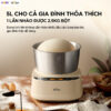 Dung tích lớn 5L - Trộn bột thoải mái cho cả gia đình